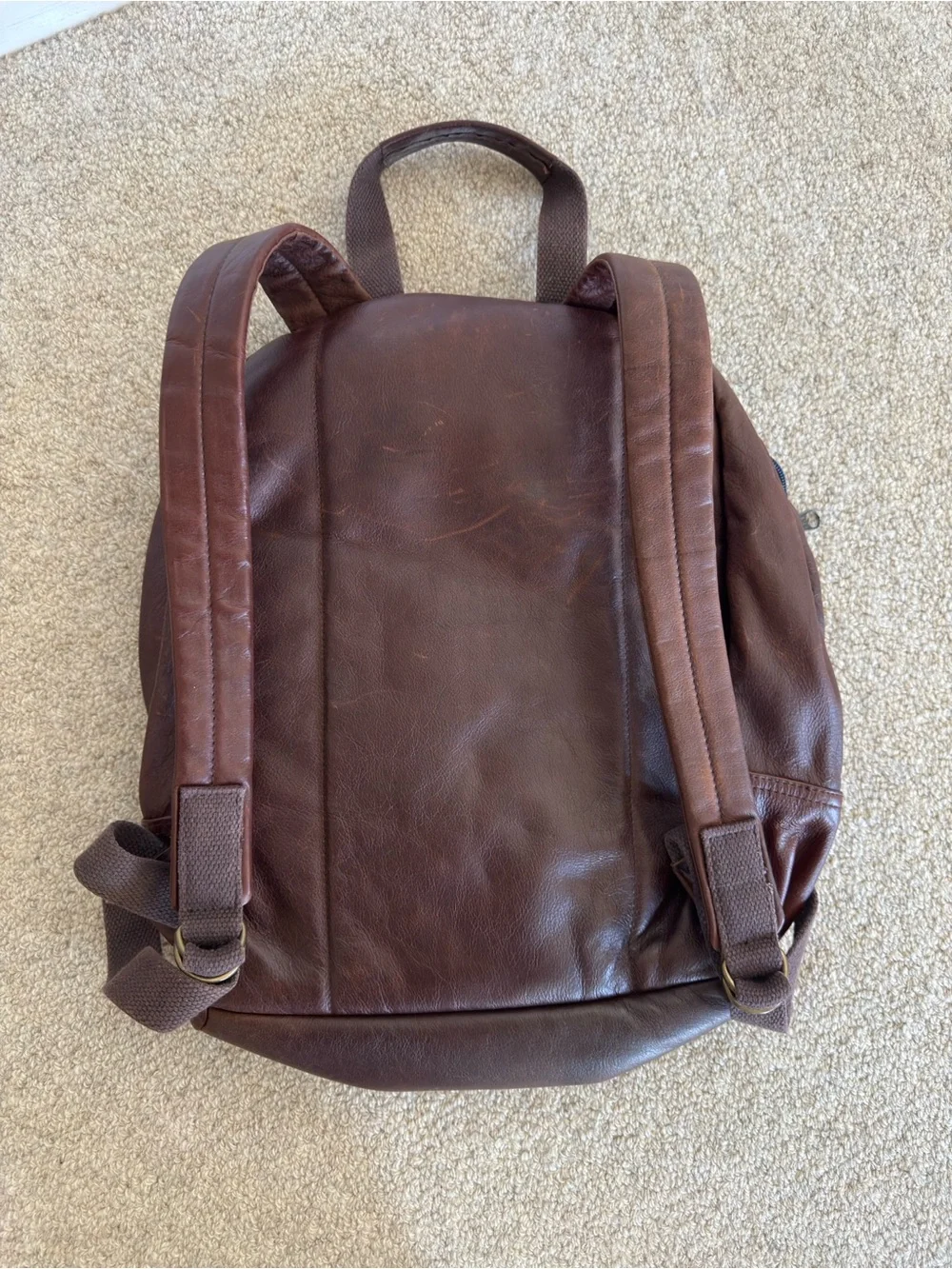 Chapel handmade leather backpack